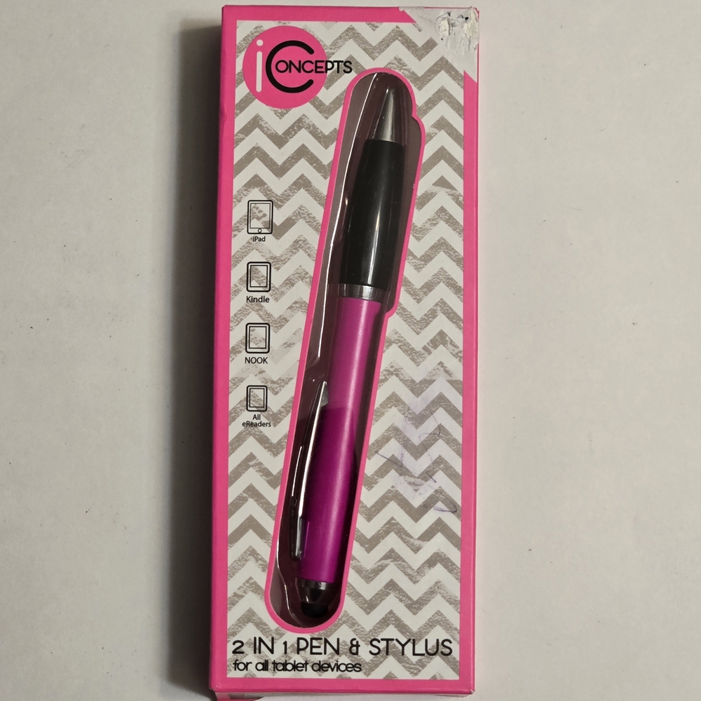 Pink 2-in-1 Pen & Stylus